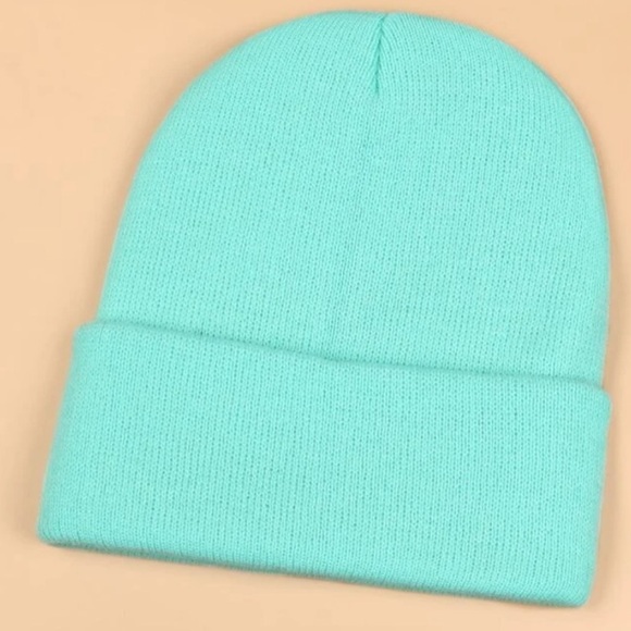 Chic Mint Blue Brooklyn Twenty Beanie OS New - Picture 2 of 4